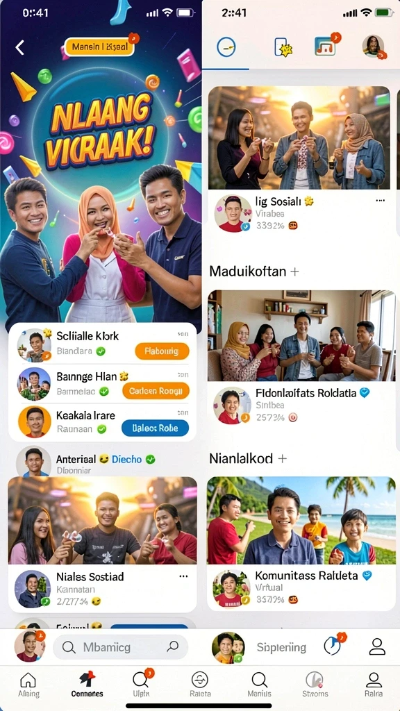 rp79 - Interaksi sosial yang seru dengan pemain lain.